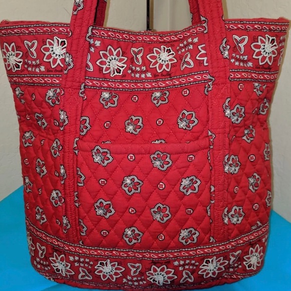 Vera bradley red tote bag Clearance